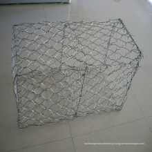 60 * 80mm, caixa galvanizada quente de Gabion de 80 * 100mm